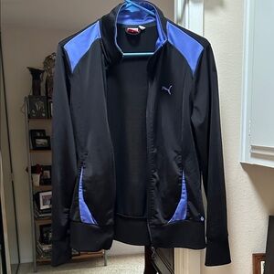 Puma Black and Blue Lightweight Jacket